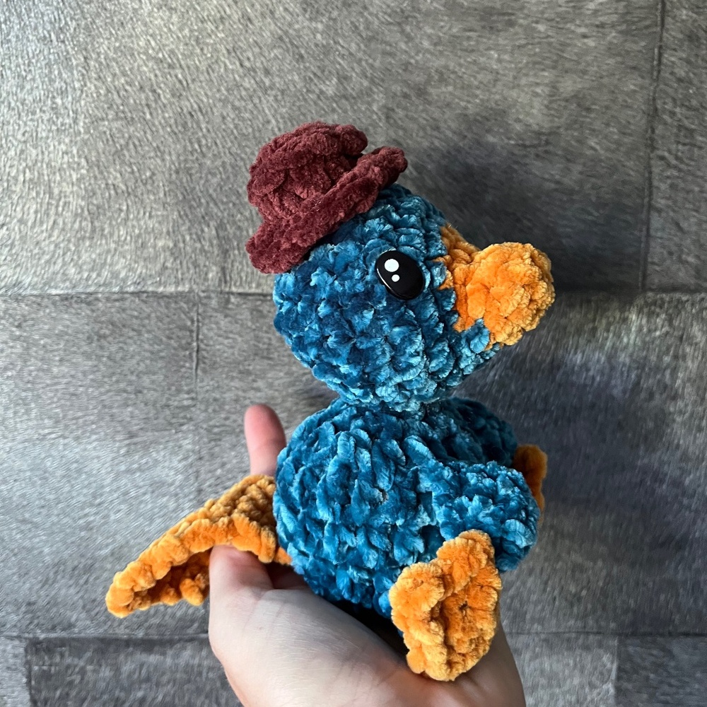 Perry the Platypus | Handmade Crochet Stuffed Animal